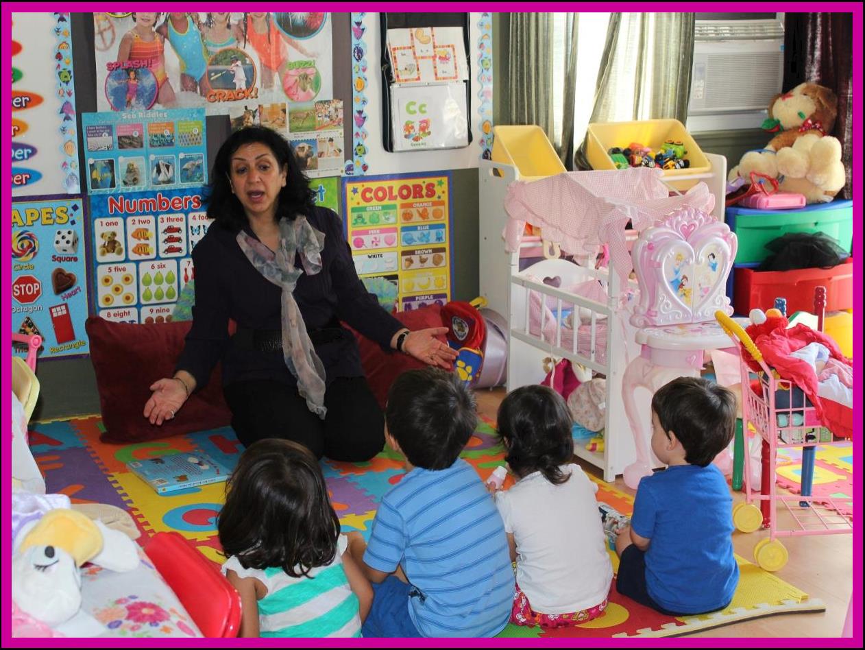 Circle time, Ms. Zoherh Child Care @ 4982 Seaford Cir.,Irvine, CA 92604