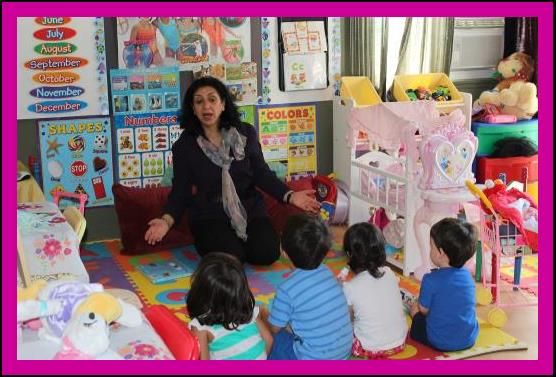Circle time, Ms. Zoherh Child Care @ 4982 Seaford Cir.,Irvine, CA 92604